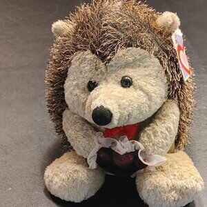 Brown Hedgehog Plush W/ Heart Stuffed Animal Toy Love Valentine’s Day - Walmart